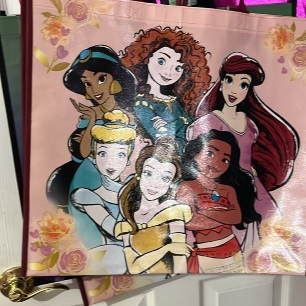 Princess large shopping tote bags